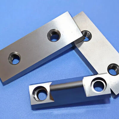 Tungsten Carbide Jaw and Carbide Wear Insert with Radius Impact Edge, Bolt-On Replaceable Design for Custom Precision Tooling
